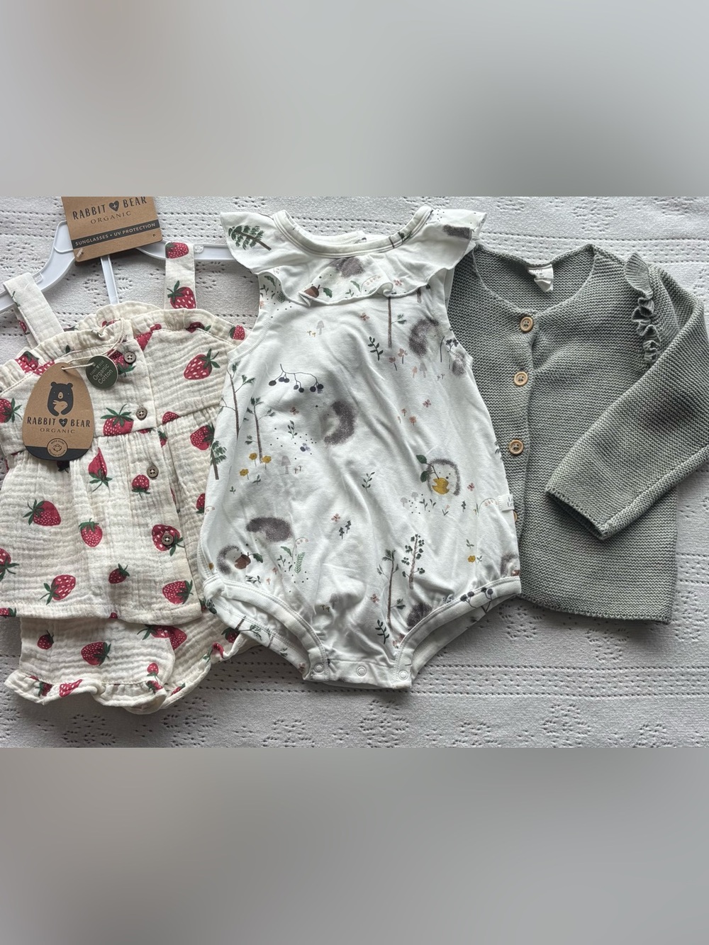 Baby Girl Bundle 12–18M | Organic Summer + Layering Set